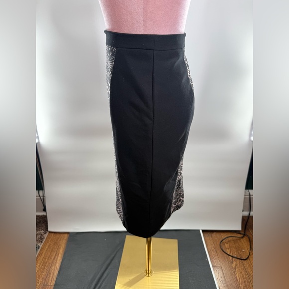 EUC Mossimo Supply Co. Lace Panel Pencil Skirt - Picture 4 of 6